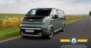 Kia PV5 sets world record for distance travelled on a single charge 